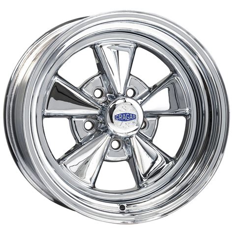 Discontinued cragar wheels 75-inch bolt pattern, which fits classic GM muscle cars, like the Chevrolet Chevelle, Pontiac GTO